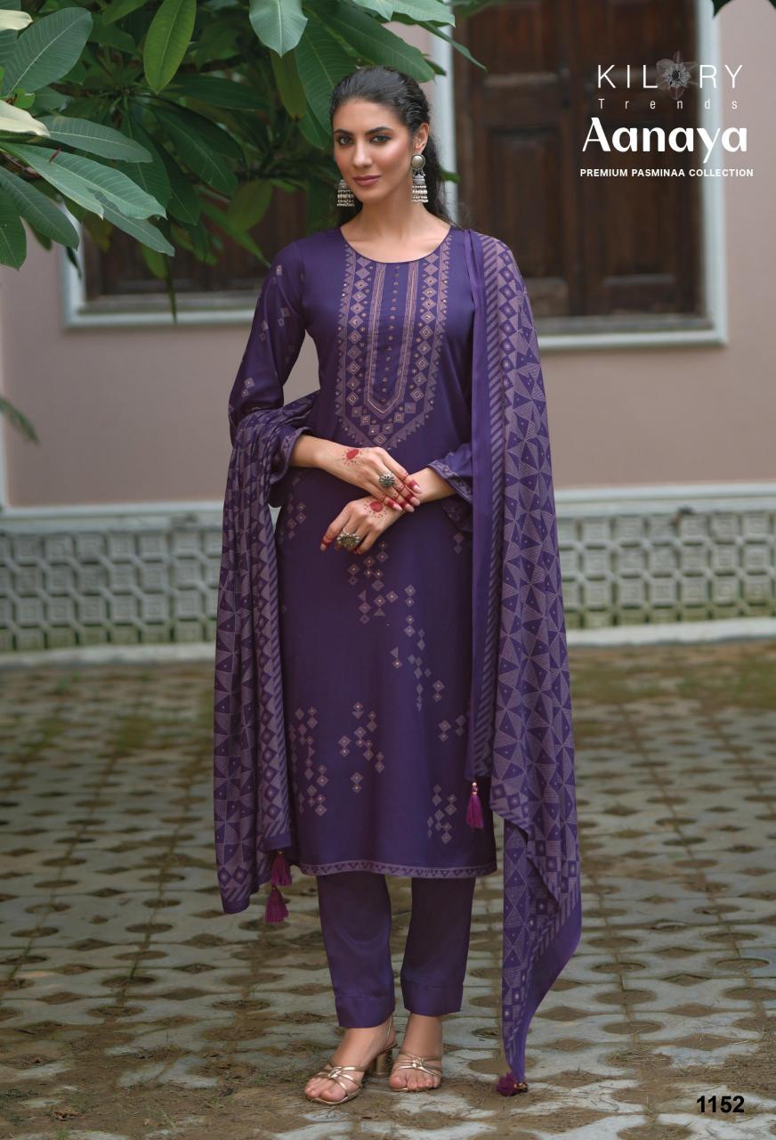 KILORY Aanaya Viscose Pashmina Salwar Kameez Wholesale Catalog