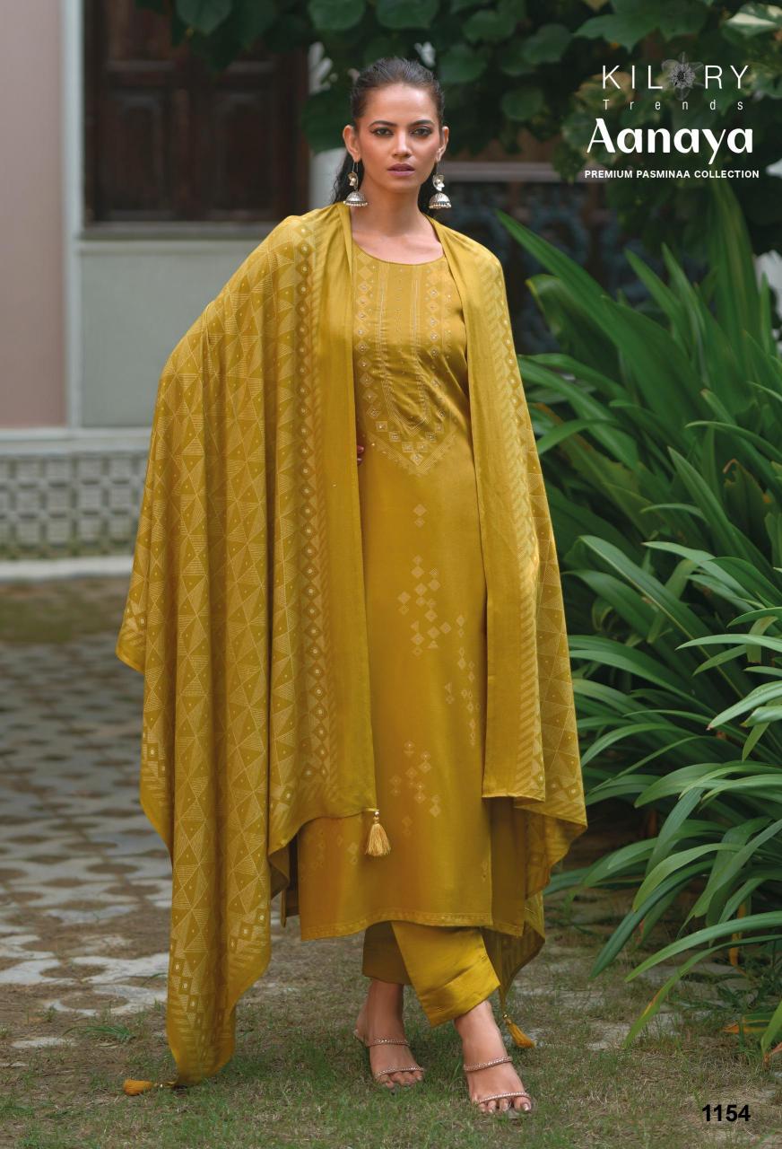 KILORY Aanaya Viscose Pashmina Salwar Kameez Wholesale Catalog