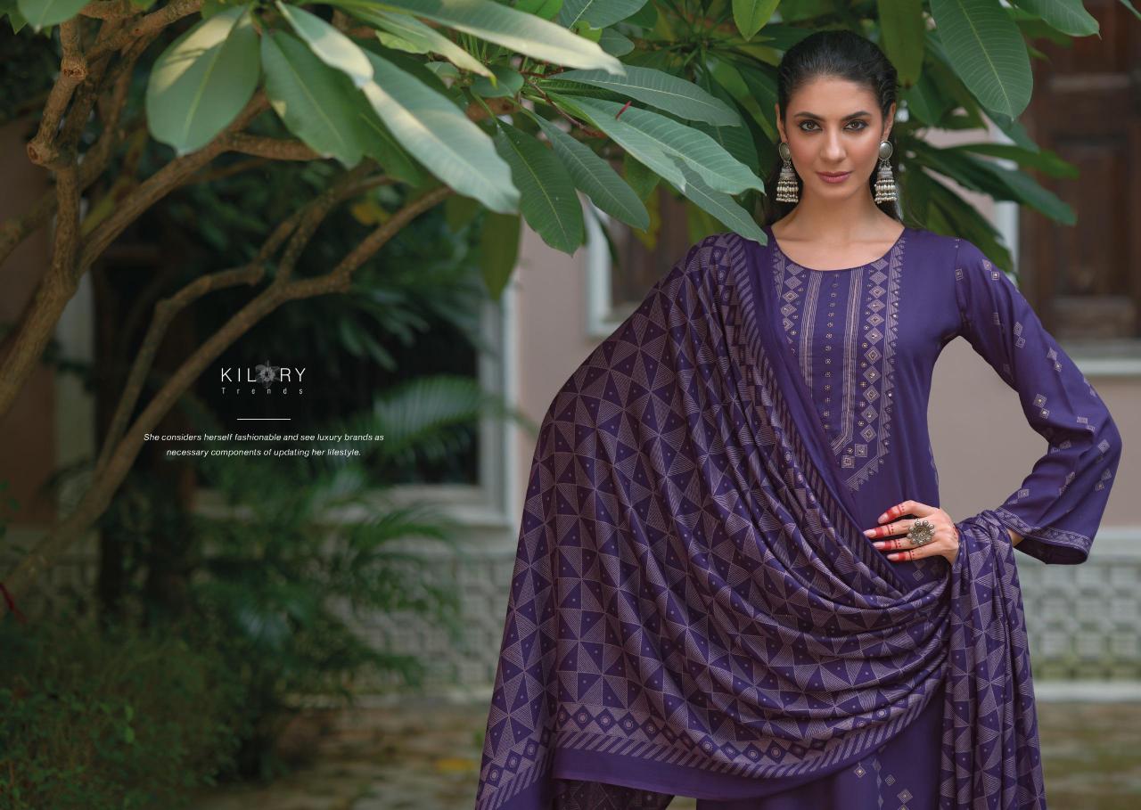 KILORY Aanaya Viscose Pashmina Salwar Kameez Wholesale Catalog