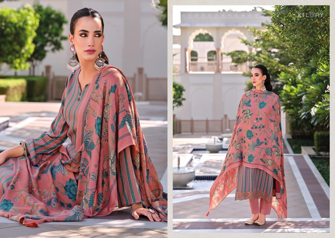 Kilory Nesta Digital Printed Pashmina Salwar Kameez Wholesale Catalog