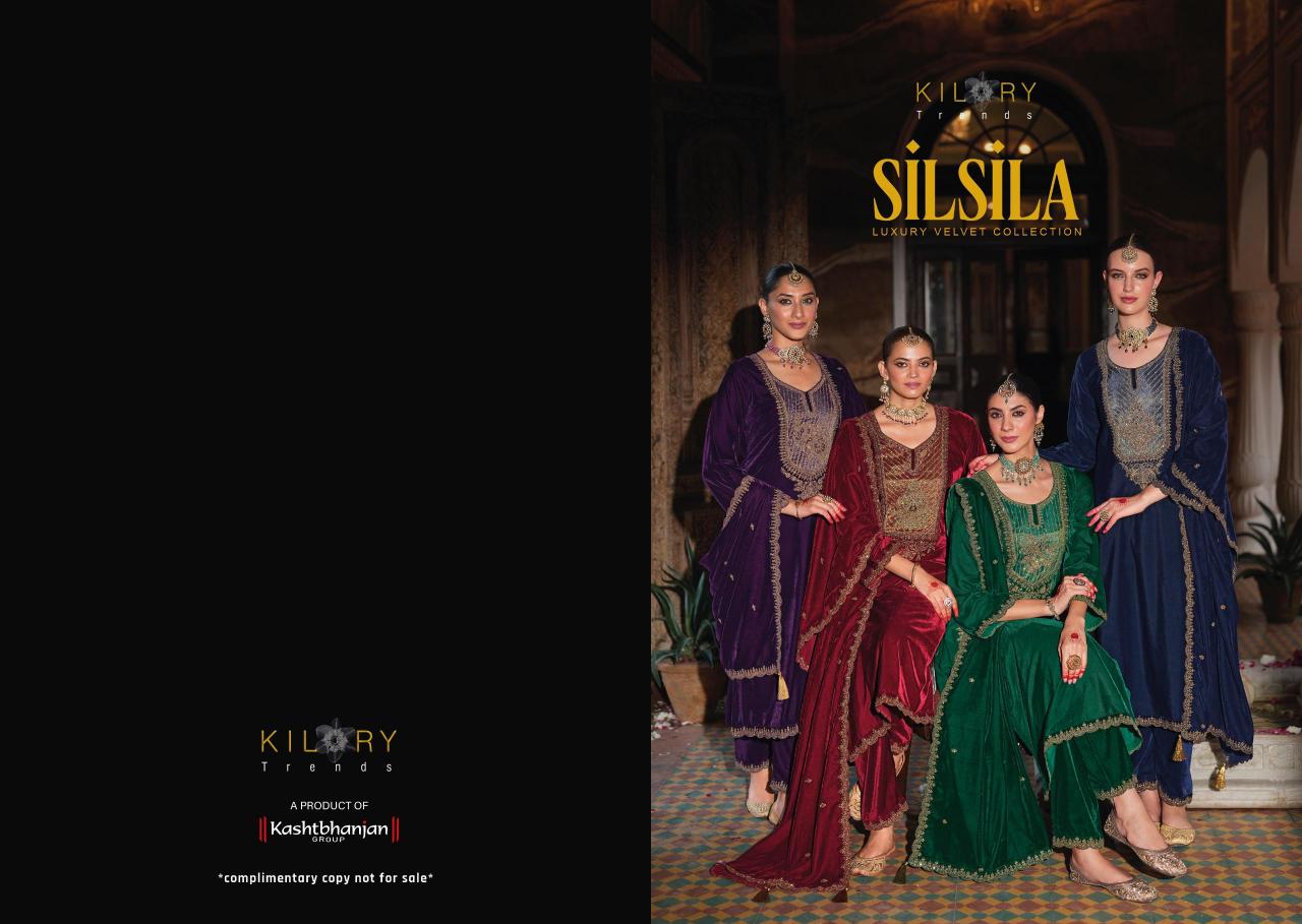 Kilory Silsila Velvet Salwar Kameez Wholesale Catalog