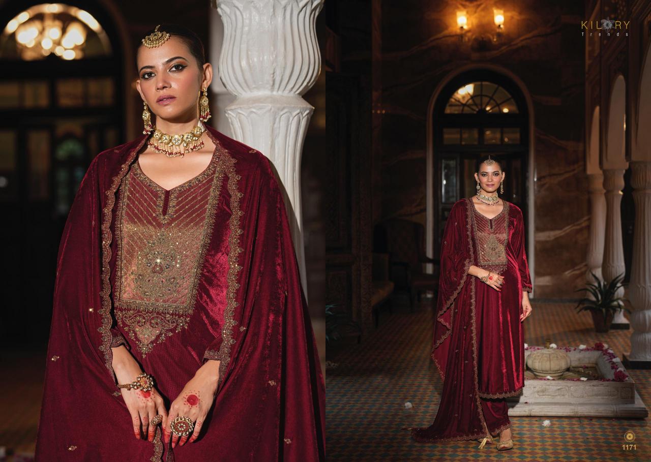 Kilory Silsila Velvet Salwar Kameez Wholesale Catalog