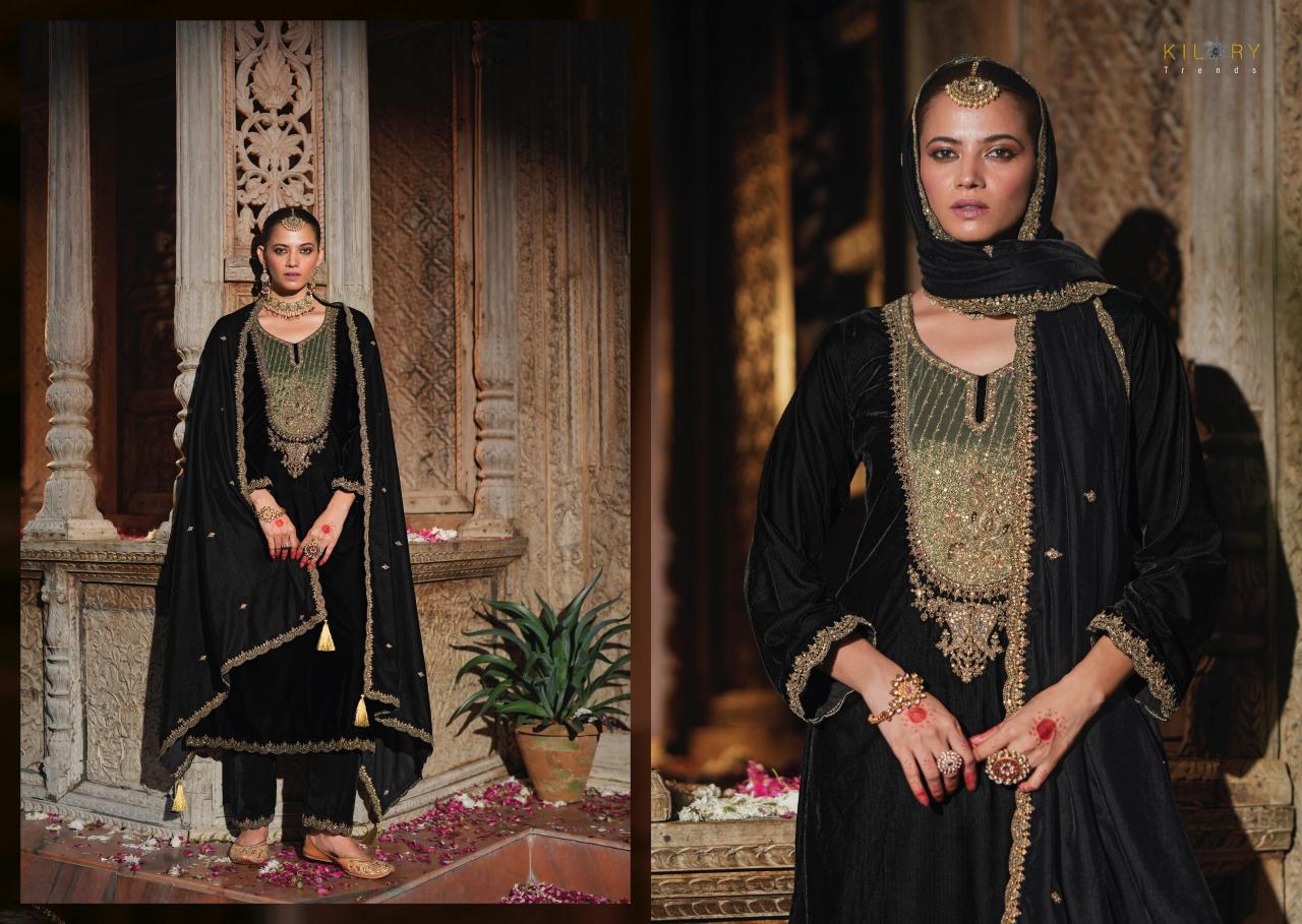 Kilory Silsila Velvet Salwar Kameez Wholesale Catalog