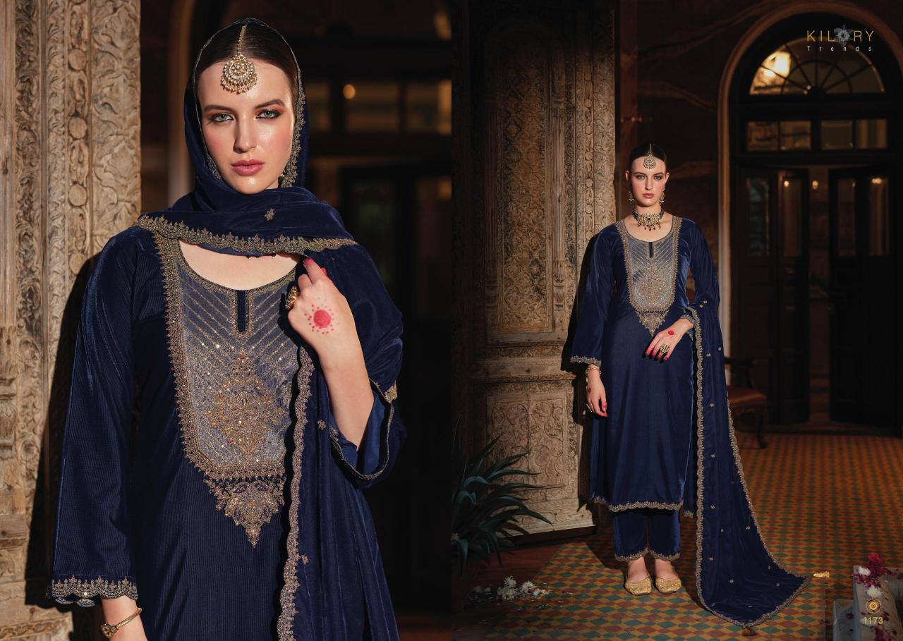 Kilory Silsila Velvet Salwar Kameez Wholesale Catalog