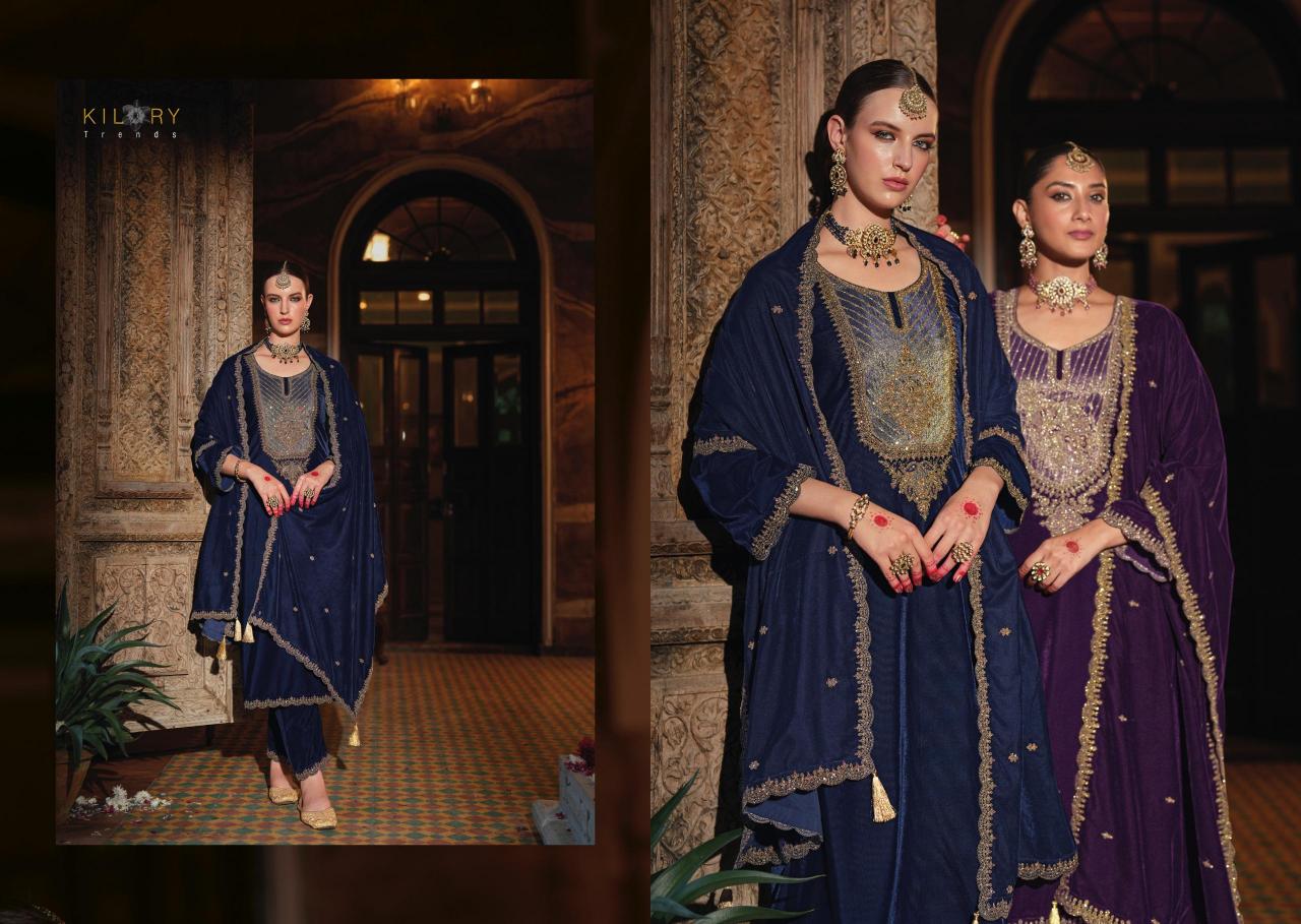 Kilory Silsila Velvet Salwar Kameez Wholesale Catalog