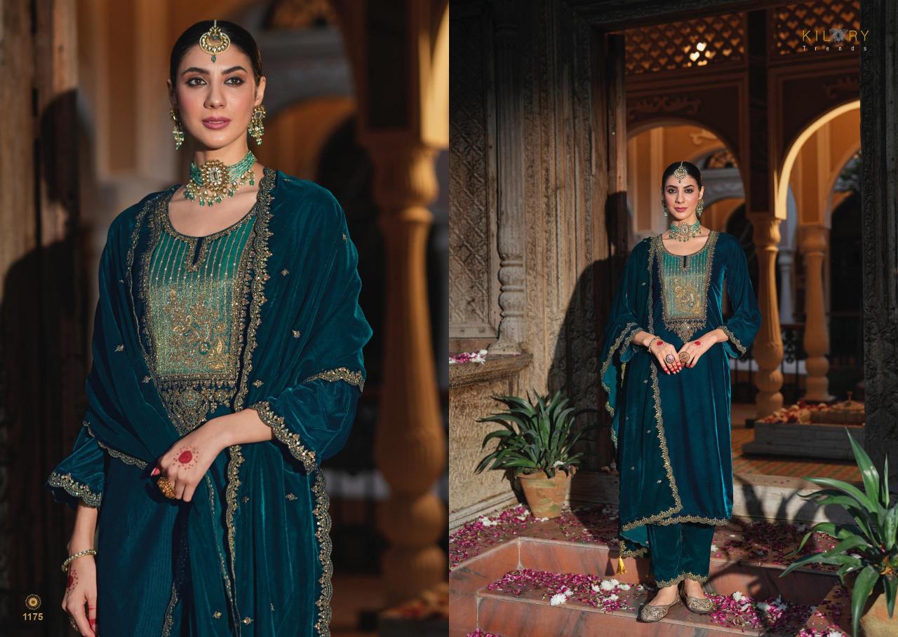 Kilory Silsila Velvet Salwar Kameez Wholesale Catalog