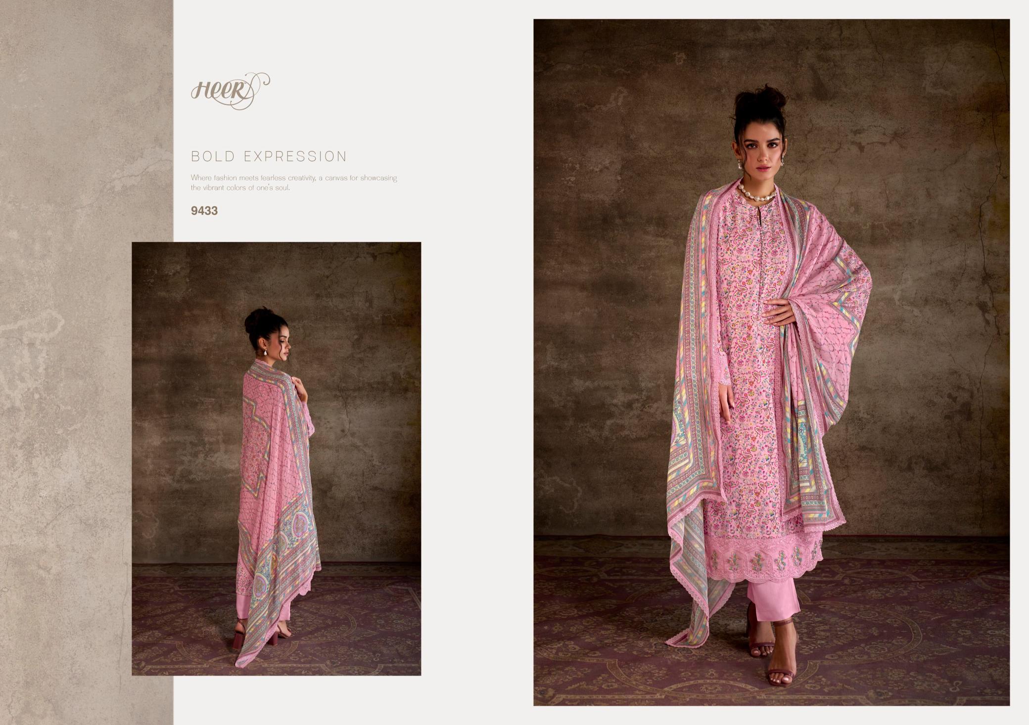 Kimora Heer Queen Pashmina Printed Salwar Suits Wholesale Catalog