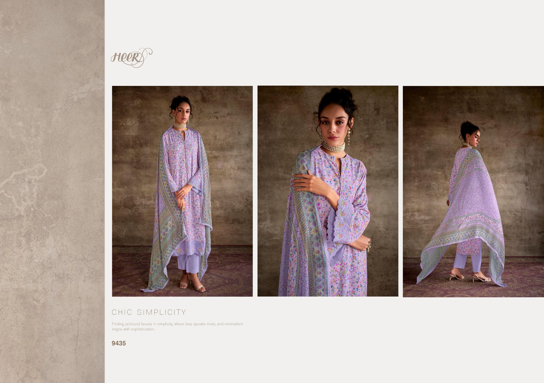 Kimora Heer Queen Pashmina Printed Salwar Suits Wholesale Catalog