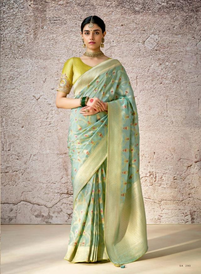 Kimora Kashi Banarasi Fancy Saree Wholesale Catalog