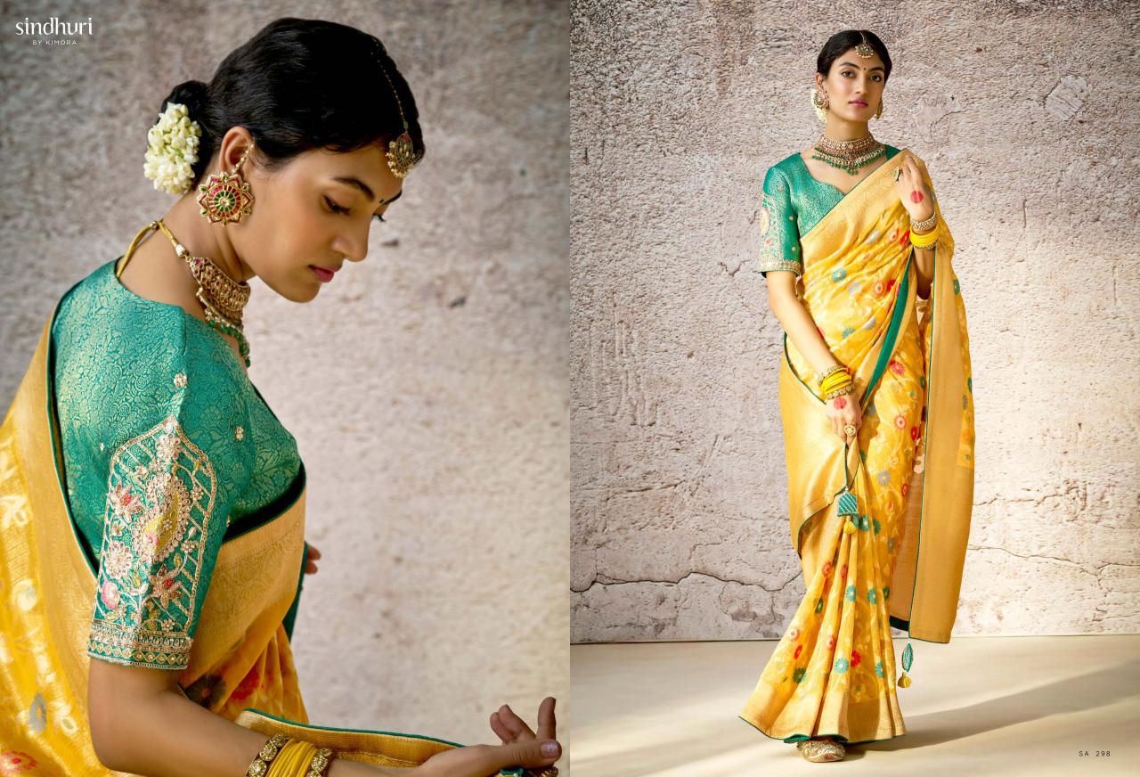 Kimora Kashi Banarasi Fancy Saree Wholesale Catalog