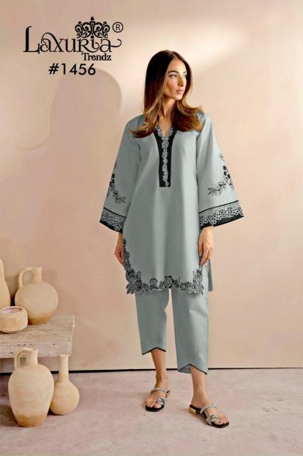 Laxuria Trendz 1456 Embroidered Ready Made Pakistani Suits Wholesale Catalog
