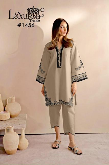 Laxuria Trendz 1456 Embroidered Ready Made Pakistani Suits Wholesale Catalog