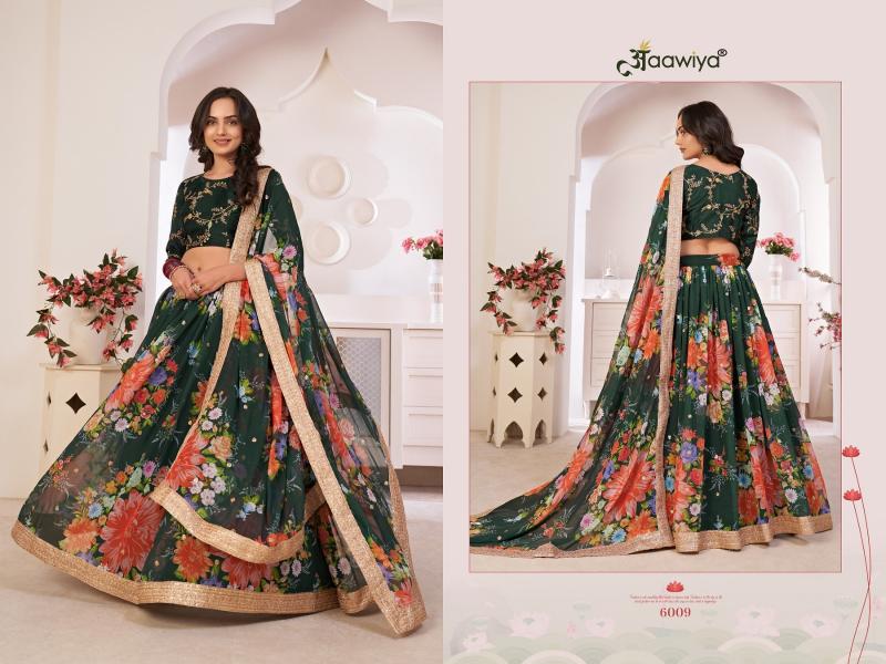 LOTUS VOL - 1 6009 Green Print Lehenga Surat Wholesaler