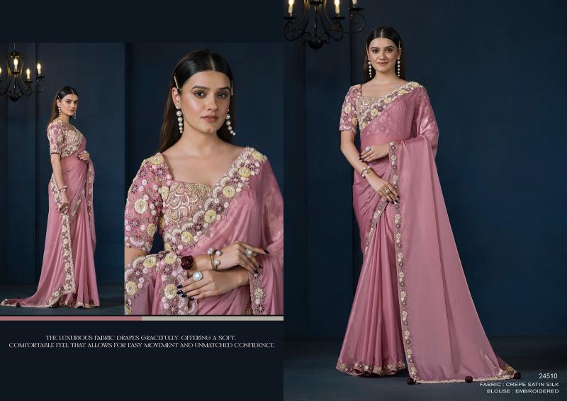 Mahotsav Mohmanthan 24500 SERIES Stardust Surat ki Saree ka wholesale market