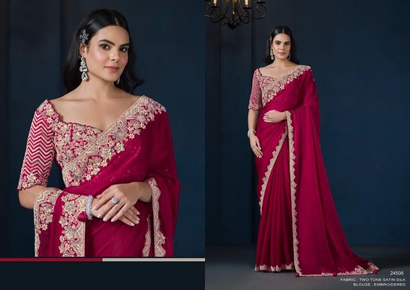 Mahotsav Mohmanthan 24500 SERIES Stardust Surat ki Saree ka wholesale market
