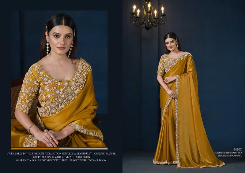 Mahotsav Mohmanthan 24500 SERIES Stardust Surat ki Saree ka wholesale market
