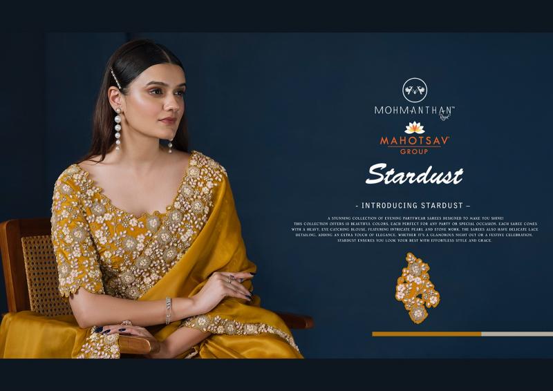 Mahotsav Mohmanthan 24500 SERIES Stardust Surat ki Saree ka wholesale market