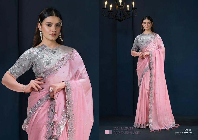 Mahotsav Mohmanthan 24500 SERIES Stardust Surat ki Saree ka wholesale market