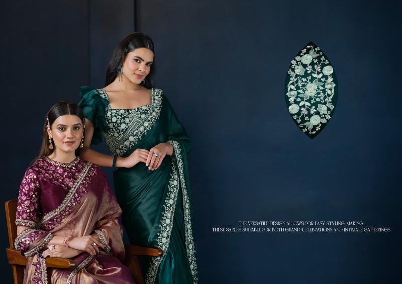 Mahotsav Mohmanthan 24500 SERIES Stardust Surat ki Saree ka wholesale market