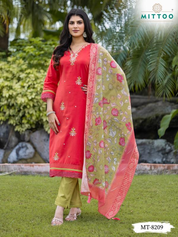 MITTOO D.no 8209 & 8210 Latest Kurti Design Online India