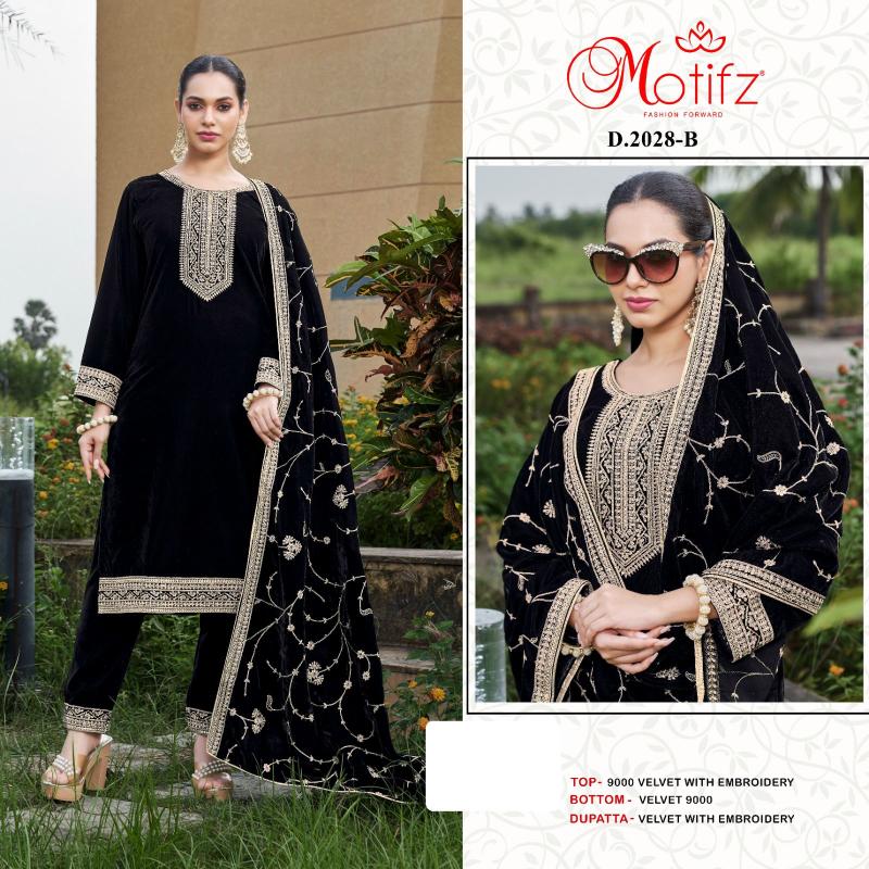 Motifz 2028 ABCD Embodry Pakistani Suit Wholesale catalog