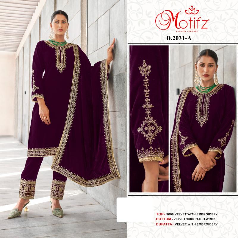 Motifz 2031 ABC Embodry Pakistani Suit Wholesale catalog