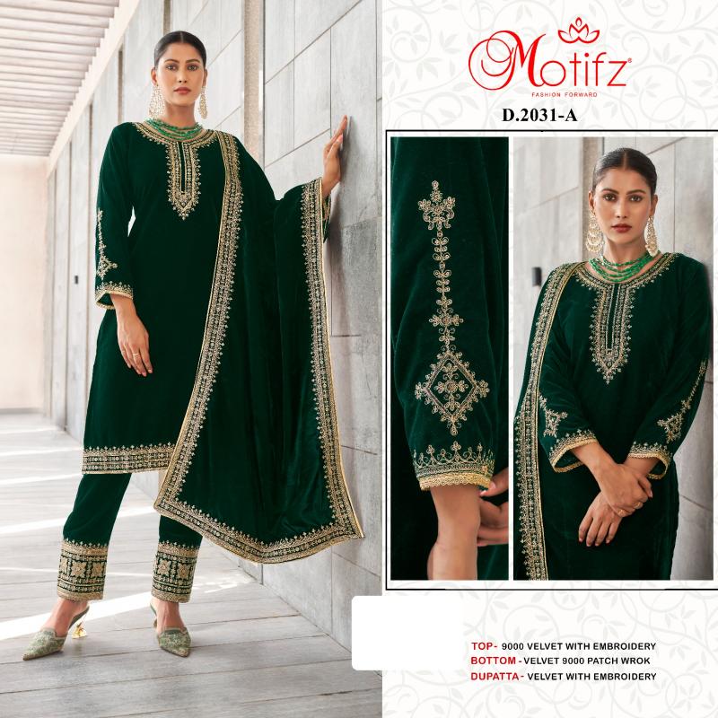 Motifz 2031 ABC Embodry Pakistani Suit Wholesale catalog