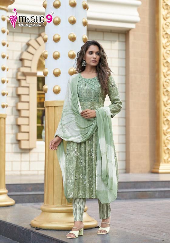 MYSTIC 9 PUSHPA Vol 1 buy kurtis online for cheap india