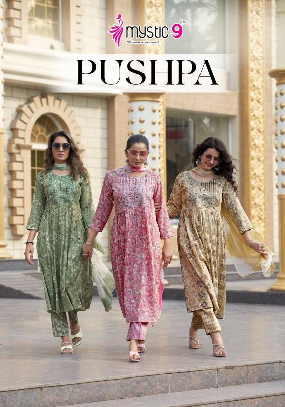 MYSTIC 9 PUSHPA Vol 1 buy kurtis online for cheap india