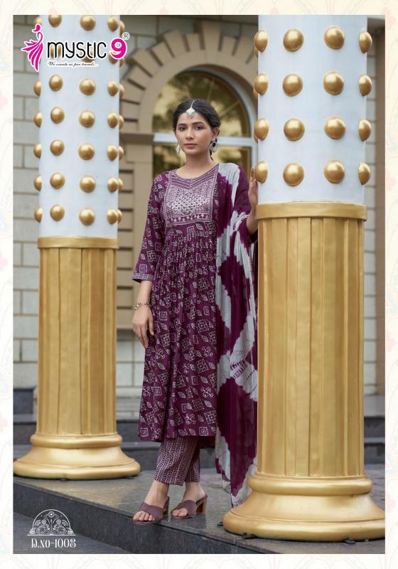 MYSTIC 9 PUSHPA Vol 1 buy kurtis online for cheap india