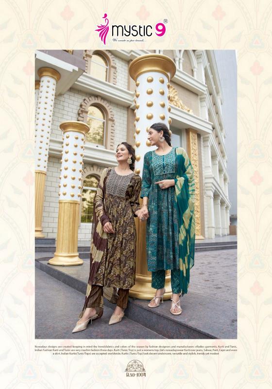 MYSTIC 9 PUSHPA Vol 1 buy kurtis online for cheap india
