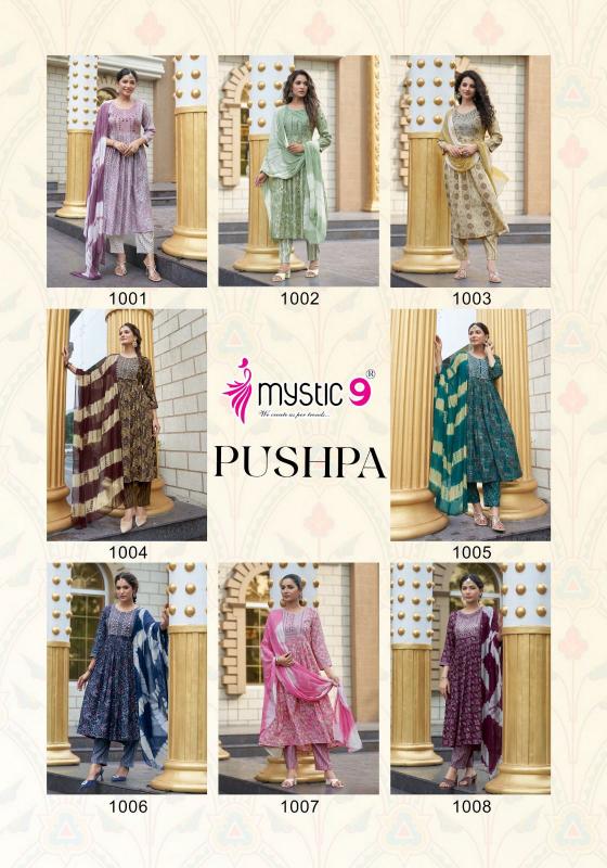 MYSTIC 9 PUSHPA Vol 1 buy kurtis online for cheap india