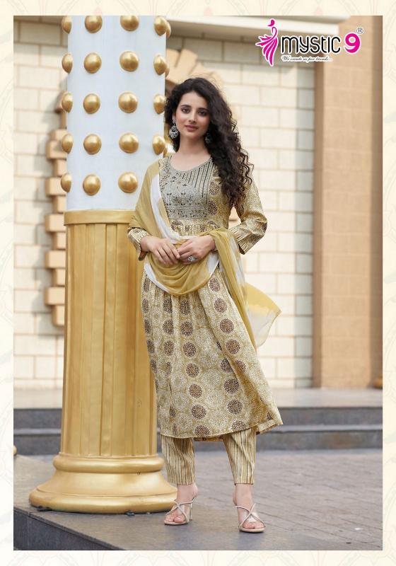 MYSTIC 9 PUSHPA Vol 1 buy kurtis online for cheap india