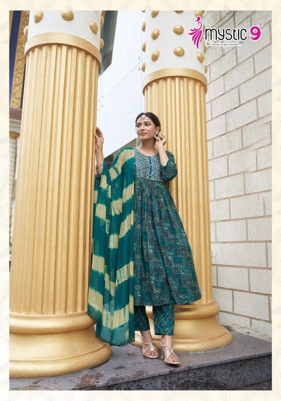 MYSTIC 9 PUSHPA Vol 1 buy kurtis online for cheap india