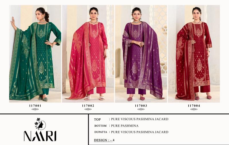 Naari Gulistan Pashmina Jaqcard Salwar Kameez Wholesale Catalog