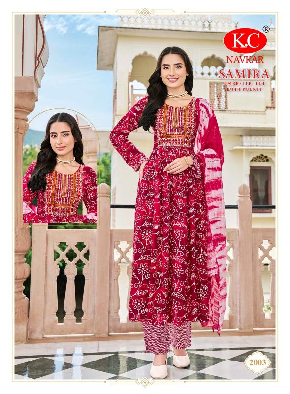 NAVKAR SAMIRA Vol 2 Umbrella Cut Kurtis Online india Wholesale Catalog