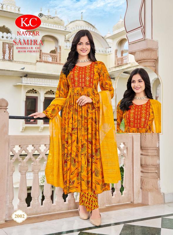 NAVKAR SAMIRA Vol 2 Umbrella Cut Kurtis Online india Wholesale Catalog