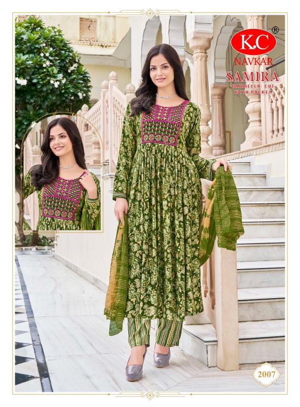 NAVKAR SAMIRA Vol 2 Umbrella Cut Kurtis Online india Wholesale Catalog