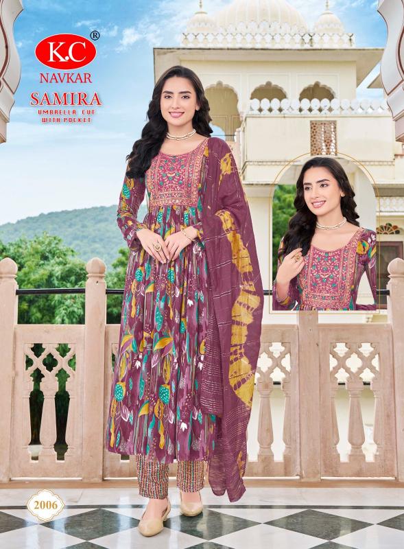 NAVKAR SAMIRA Vol 2 Umbrella Cut Kurtis Online india Wholesale Catalog