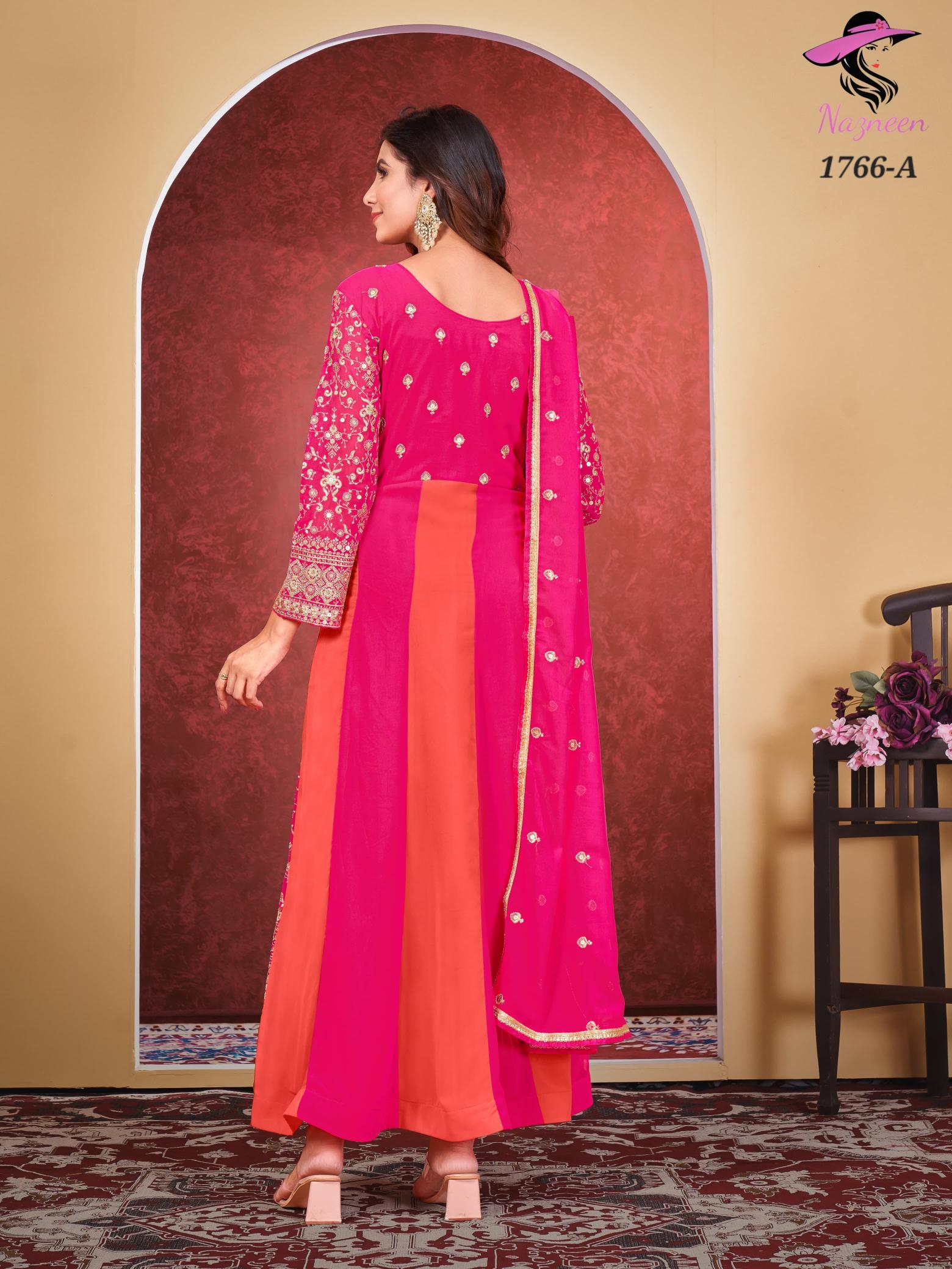 Nazneen Vaani Georgette Salwar Kameez Wholesale Catalog