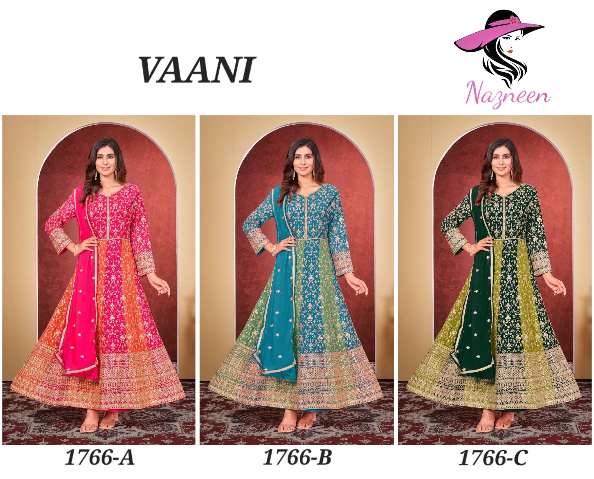 Nazneen Vaani Georgette Salwar Kameez Wholesale Catalog