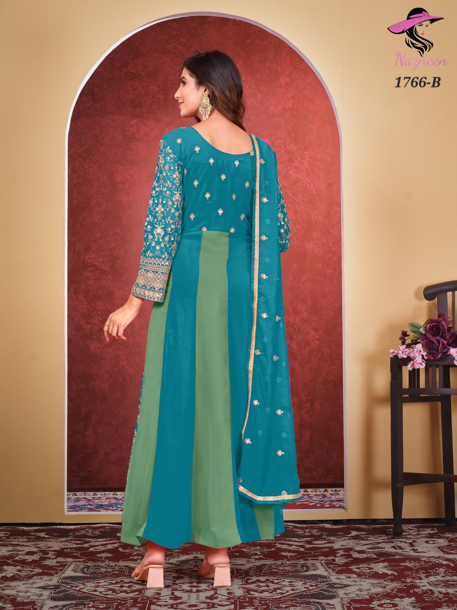 Nazneen Vaani Georgette Salwar Kameez Wholesale Catalog