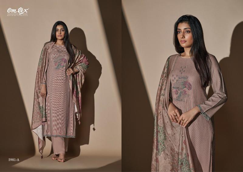 OMTEX Porcia Pashmina Salwar Kameez Wholesale Catalog