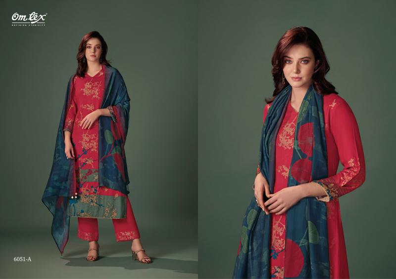 Omtex Ryker Pashmina Jaqcard Salwar Kameez Wholesale Catalog