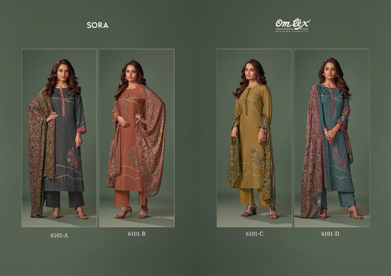 Omtex Sora Digital Printed Salwar Kameez Wholesale Catalog
