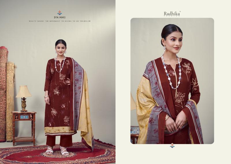 Radhika Azara jivika Vol 2 dress material wholesale market ahmedabad