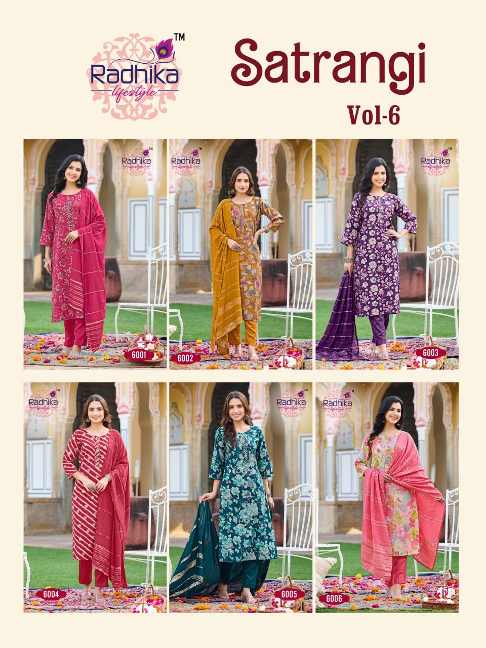 RADHIKA LIFE STYLE Satrangi Vol 6 Best Designer Kurtis in India