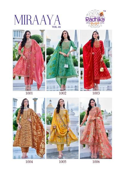 Radhika Miraaya Vol 1 Buy Yellow Pink Colour Kurti Online India