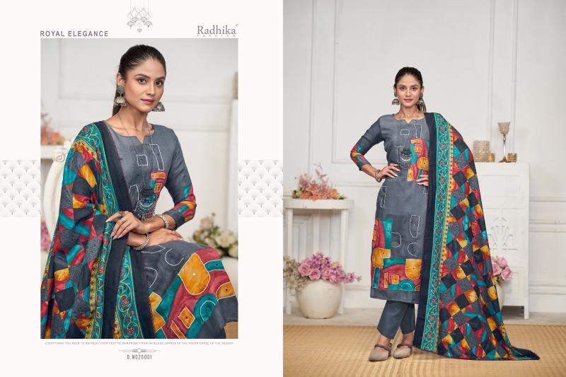 Radhika Rehnuma Pashmina wholesale dress material shops in kolkata