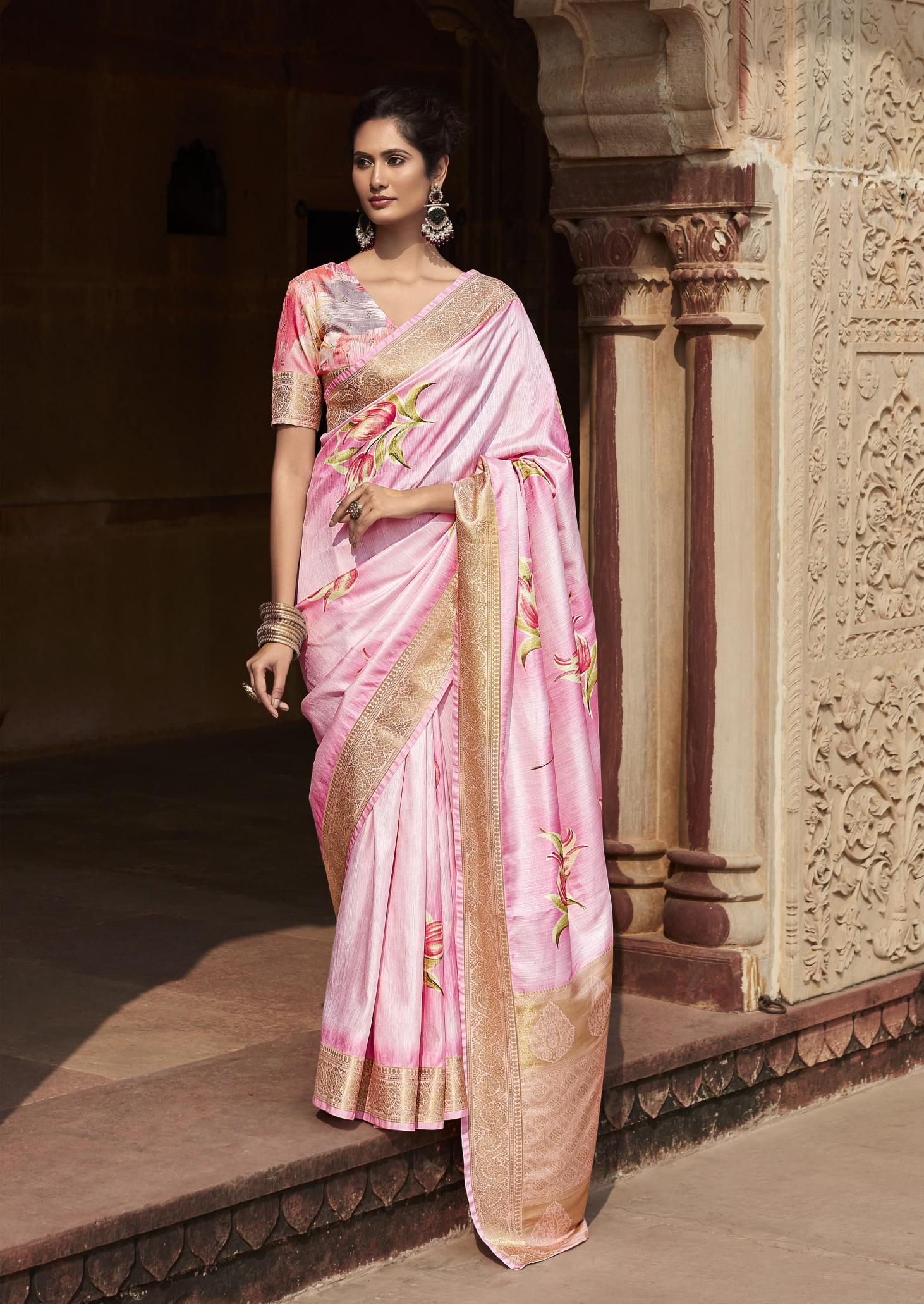 Rajpath Kavya Silk Handloom Silk Fancy different types of handloom sarees in india